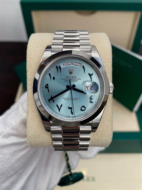 rolex day date arabic dial.